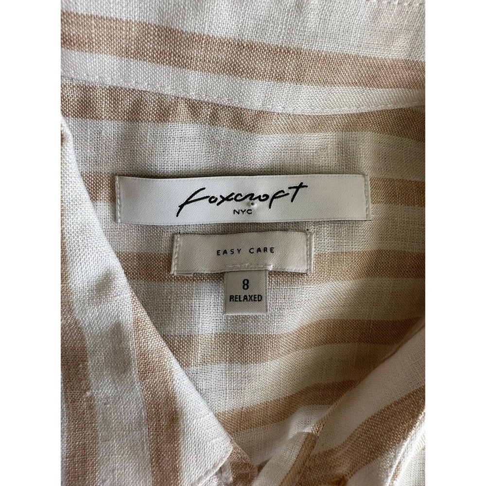 Fox Croft Carlene Women’s Button Up Linen Shirt S… - image 6